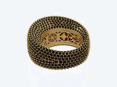 Ring With Stones 3D print model