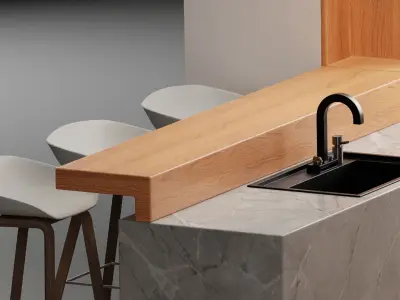 Kitchen 3D model get