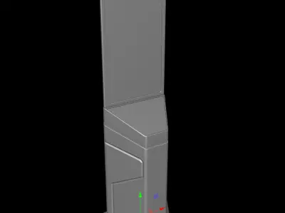 cyberpunk stand platform - PBR  Low-poly 3D model