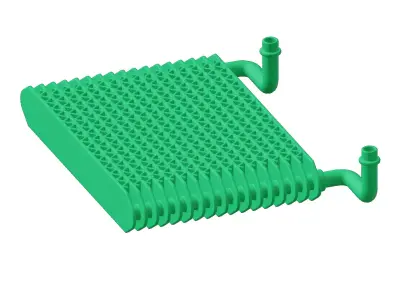 Plastic Premium Car Ac Evaporator Toy 3D model
