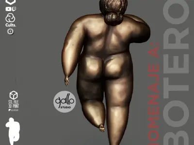 BOTERO homenaje 1 3D print model