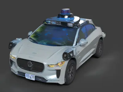 self driving car   3D model
