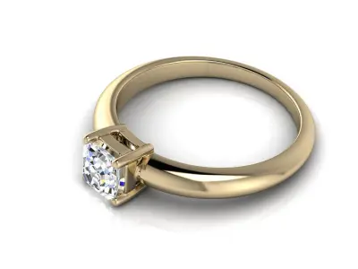 Jewelry Diamond Ring 3D print model