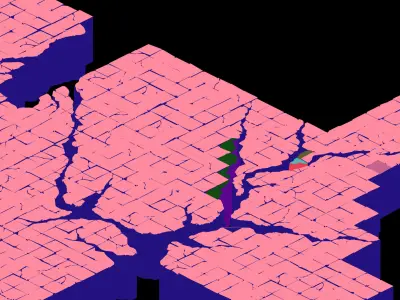 Stone Place of the Destroyed - Damaged Ground 12 3D model