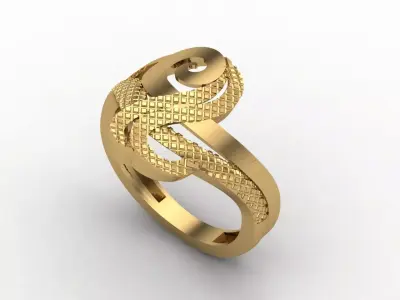 Women Plain Ring STL Models Womens Ring 3dmodels 3D print model 3D print model 48