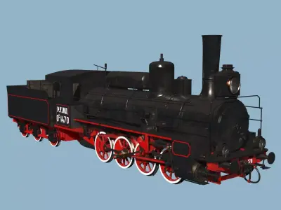 OV Steam Locomotive  3D model