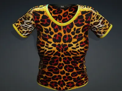 Leopard top PBR 4k Low-poly 3D model