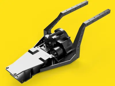 Traxxas 2wd Solid Rear Axle Conversion 3D print model