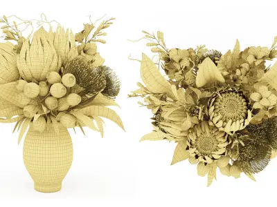 Bouquet of flowers 3D model