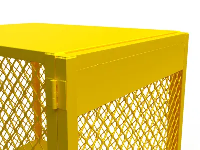 3D model of a box for a gas cylinder 3D model