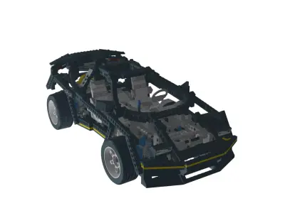 LEGO TECHNIC SUPER CAR 8880 3D print model