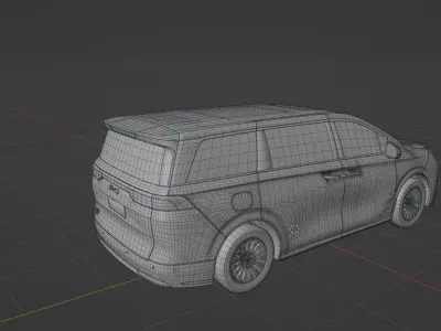 BYD XIA DM-i 2025 low poly  3D model