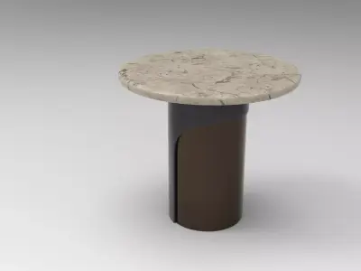 Peft Side Table Low-poly 3D model