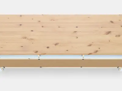 HEMNES TV bench 1 Low-poly 3D model