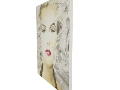 Canvas - Marie Marie Low-poly 3D model