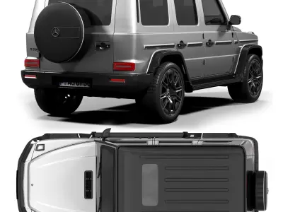 Mercedes Benz G580 with EQ Technology 3D model