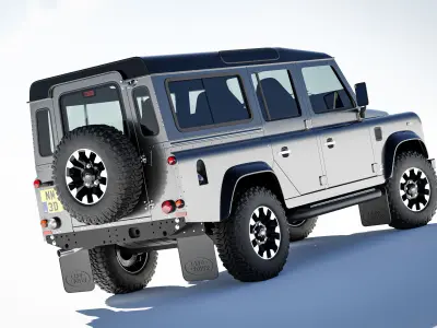 Land Rover Defender Works 110 2018 3D model