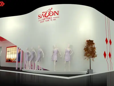 Exhibition - Area - 20X14-3DMAX2009-021 3D model