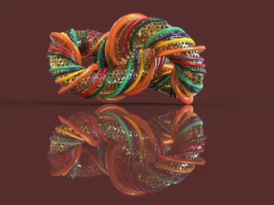 Knot design Free 3D model