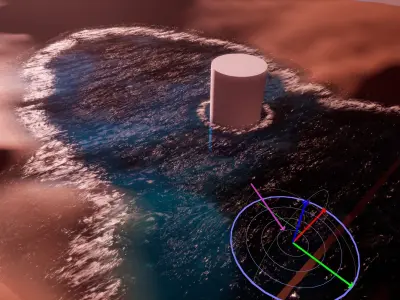 Material Water for Unreal Engine Texture