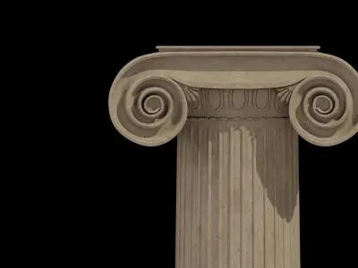 Ionic column  3D model