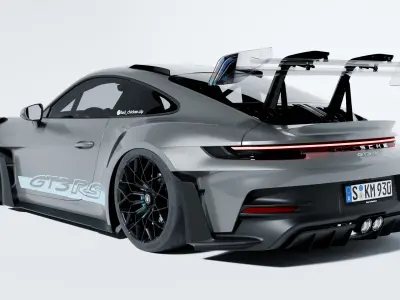 Porsche GT3 RS Tiffany 3D model