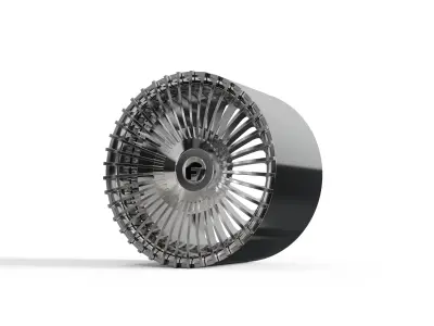 forgiato Trimestre-ECL concave wheel 3D print model
