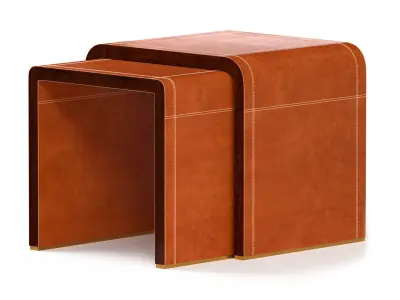 Ralph Lauren Dalton Nesting End Tables 3D model