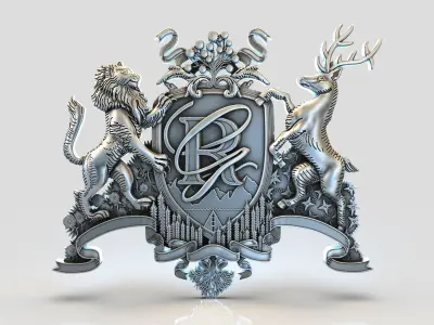 Coat of Arms 3D print model