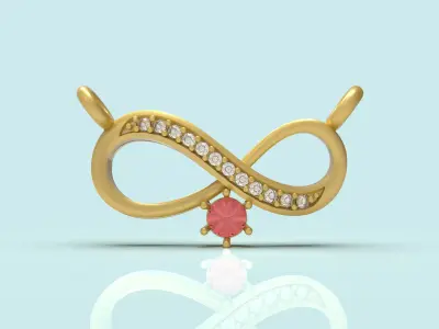 Fancy Gold Pendant - 0111 3D print model