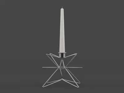 Candle Holder 3D model 4