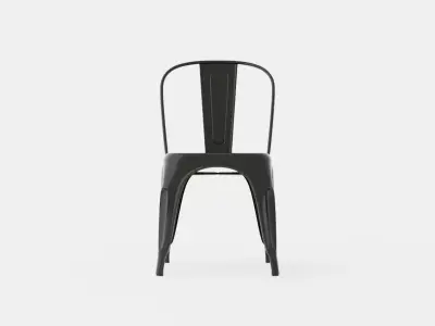 Amparo Chair Metal Low-poly 3D model