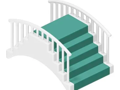 Kids Bridge Toy 3D model