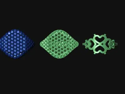  woman ring with diamonds 3D model