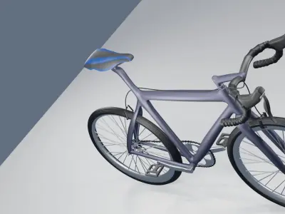 opera bicycle Low-poly 3D model