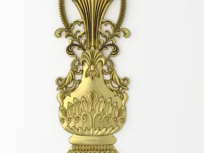 Classic decor ornament v-10 3D model 3D model
