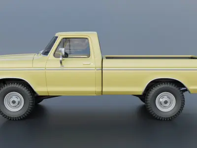 F-250 1973 3D print model