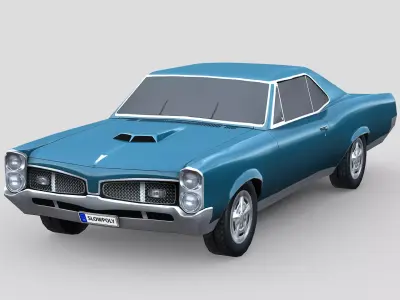 Pontiac GTO 1967 3D model