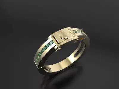 Ring like Cartier 3D print model
