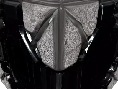 Intricate Crystal Diamond Cube Artifact Low-poly 3D model