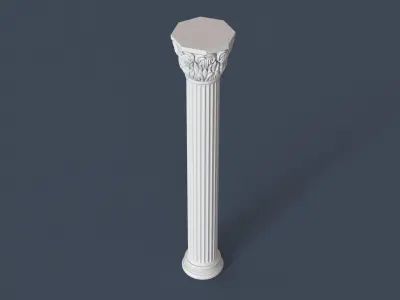 Composite Order Column 006 3D model