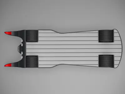 Batmobile from Batman The Animated Series 3D print model