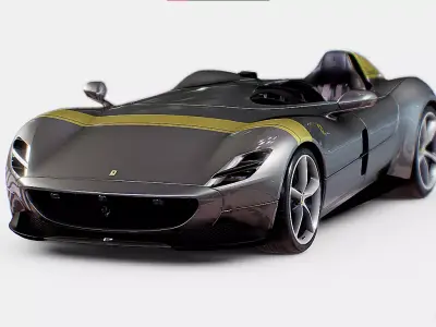 Ferrari Monza SP1 2019 3D model