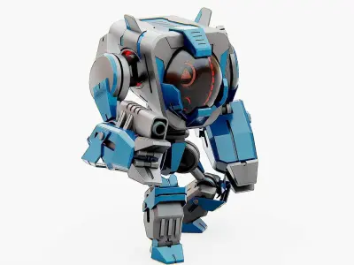 DROID PYROUS  Rigged for Unreal Engine - Unity - MIXAMO 3D model