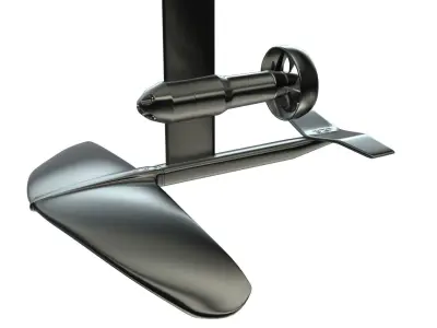 e foil electric surf puddle 3D model