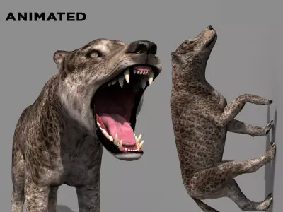 Andrewsarchus - 3d animated model 3D model