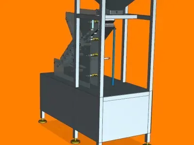 The effervescent tablet filling machine 3D print model