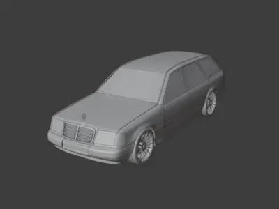 mercedes-BENZ W-124 3D model