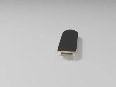 SkateBoard Low-poly 3D model