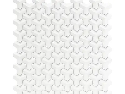 White Wall Panel 3D model shop